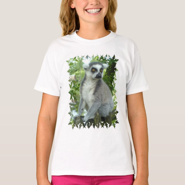Camiseta de Chica Lemur de Madagascar (Anverso)