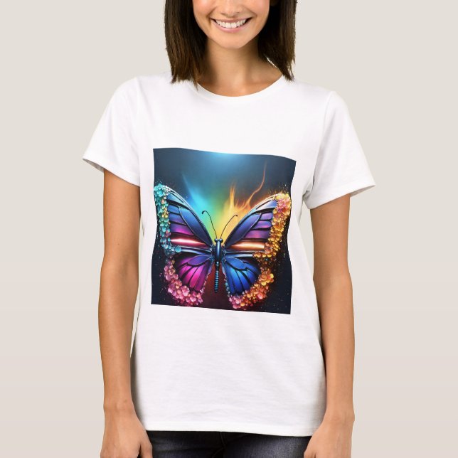 camiseta de chica-mariposa (Anverso)