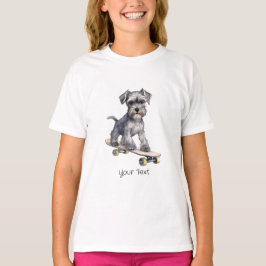 Camiseta de Chica Schnauzer en miniatura