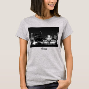 Camiseta de Chicago Grant Park Grayscale