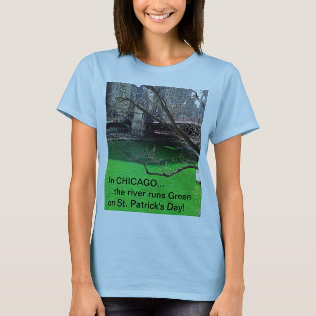 Camiseta de Chicago para el día de St Patrick (Anverso)