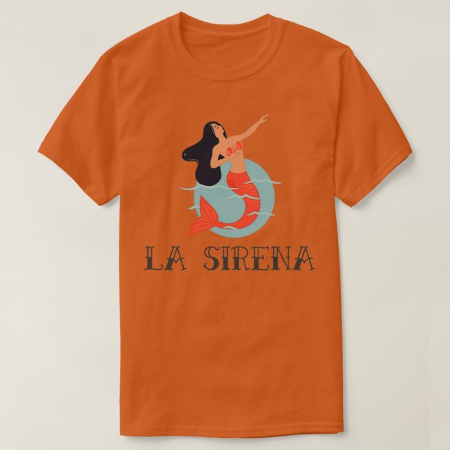 Camiseta de Chicana Loteria Mermaid T (Diseño del anverso)