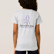 Camiseta de Chicas AAOH con letra multicolor