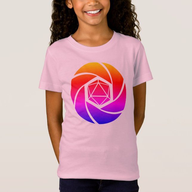 Camiseta de Chicas arcoiris D20 (Anverso)