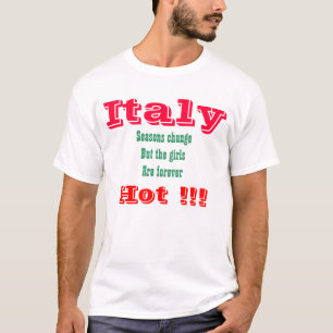 Camiseta de chicas calientes de Italia