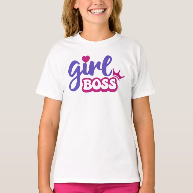 Camiseta de Chicas chicas - Empoderando a los niño (Anverso)