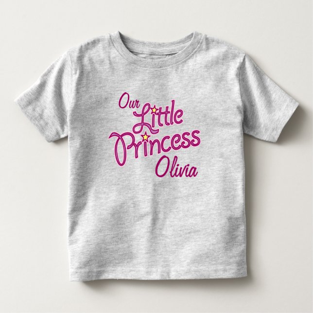 Camiseta de chicas con nombre propio de Little Pri (Anverso)
