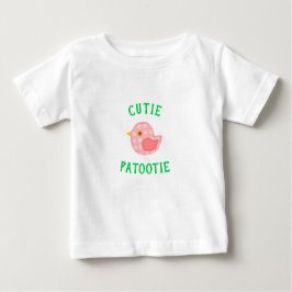 Camiseta de Chicas Cutie Patootie Pink Birdie Cute