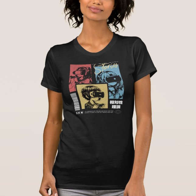 Camiseta de chicas de anime  (Anverso)