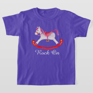 Camiseta de chicas de arte con mecedoras