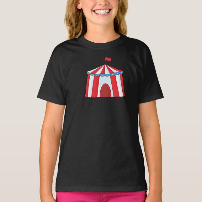 Camiseta de Chicas de carpas de circo (Anverso)