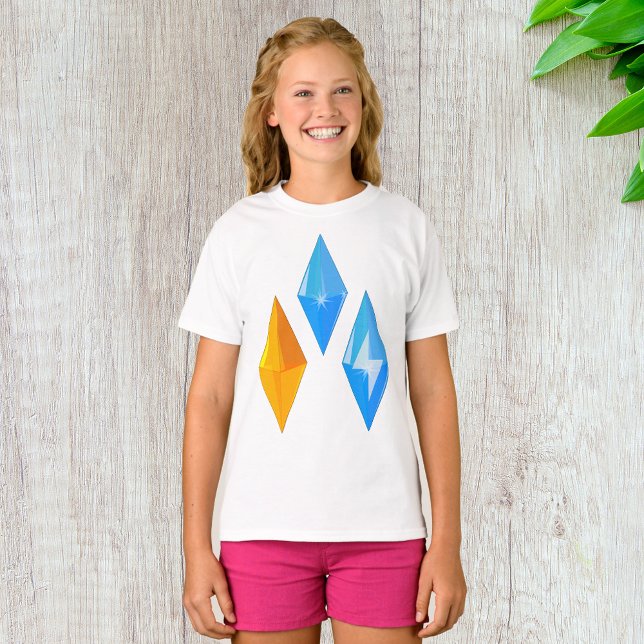 Camiseta de Chicas de Crystal Gems (Subido por el creador)