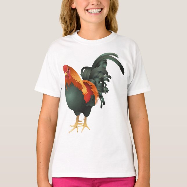 Camiseta de Chicas de gallos (Anverso)