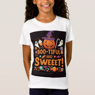 Camiseta de Chicas de Halloween que compiten con B