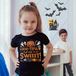 Camiseta de Chicas de Halloween que compiten con B