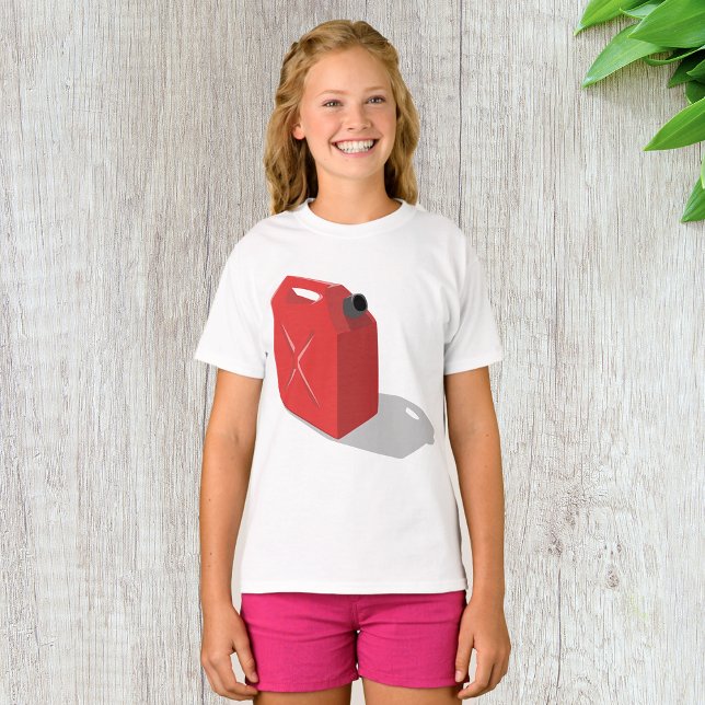 Camiseta de Chicas de Jerricán Rojo (Subido por el creador)