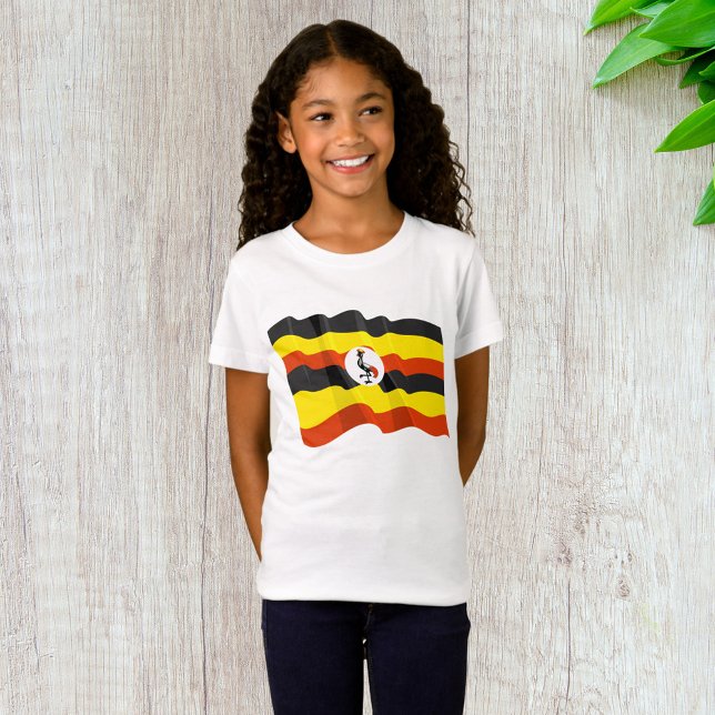 Camiseta de Chicas de la bandera de Uganda (Subido por el creador)