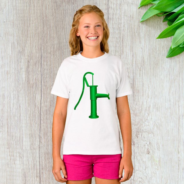 Camiseta de Chicas de la bomba de agua verde (Subido por el creador)