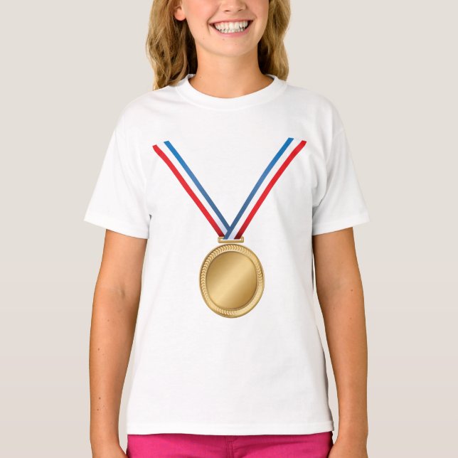 Camiseta de Chicas de la Medalla de Oro (Anverso)