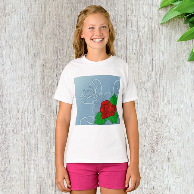 Camiseta de Chicas de la Rosa Roja (Subido por el creador)