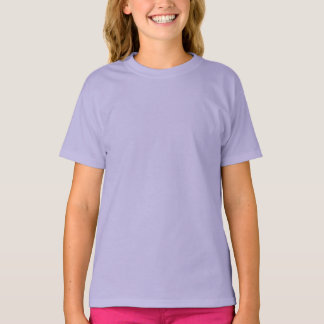 Camiseta de Chicas de lavanda sencilla