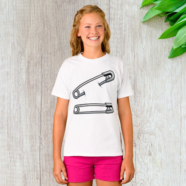 Camiseta de Chicas de los pines de seguridad (Subido por el creador)