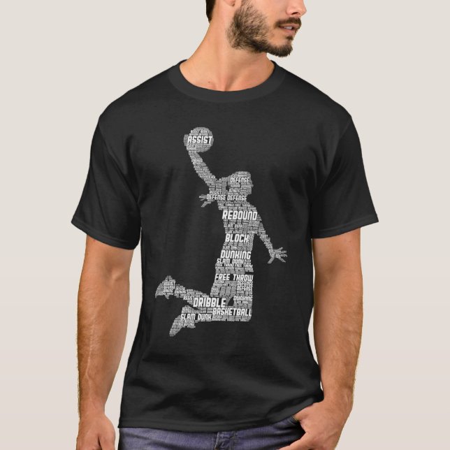 Camiseta de Chicas de niños Chicas de baloncesto (Anverso)