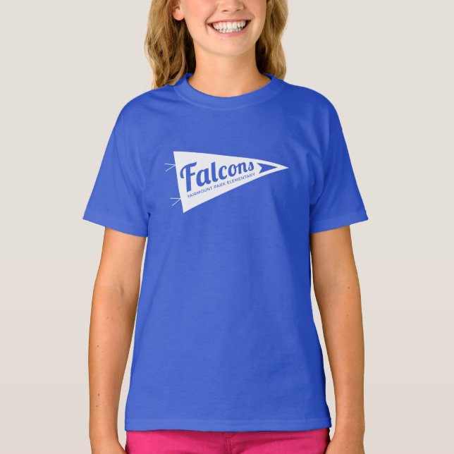 Camiseta de Chicas de niños de FPE Pennant (Anverso)
