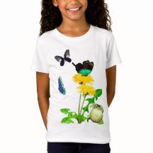 Camiseta de Chicas de rana y mariposas