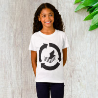 Camiseta de Chicas de reciclaje de papel