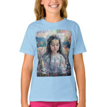 Camiseta de Chicas de retrato impresionista
