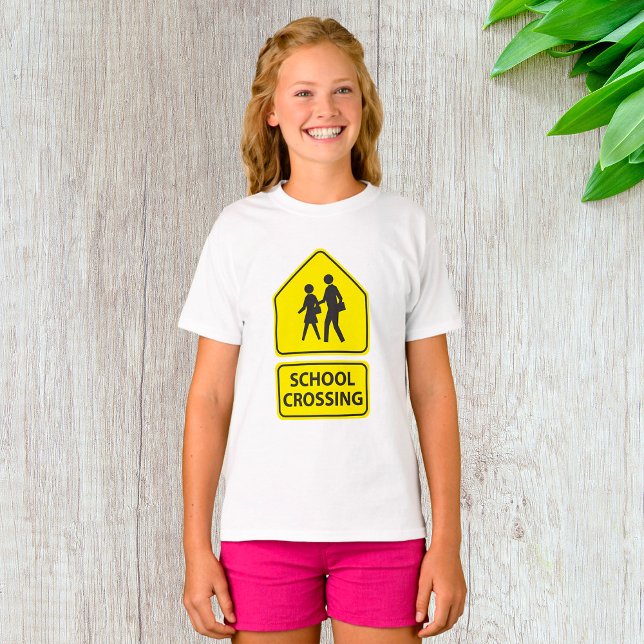 Camiseta de Chicas de Rótulo que cruzan la escuela (Subido por el creador)