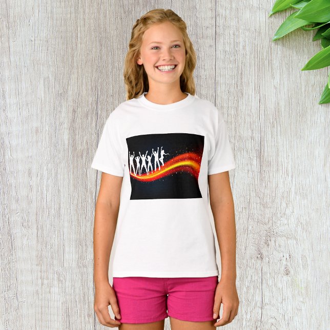 Camiseta de Chicas de siluetas bailando (Subido por el creador)