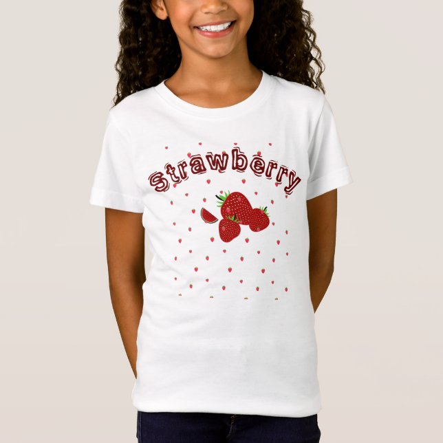 Camiseta de Chicas de verano de fresa (Anverso)
