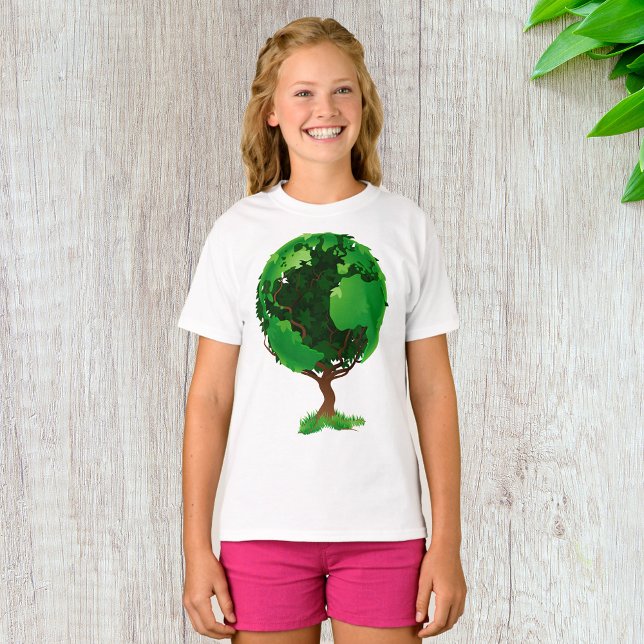 Camiseta de Chicas del Green Tree Globe (Subido por el creador)