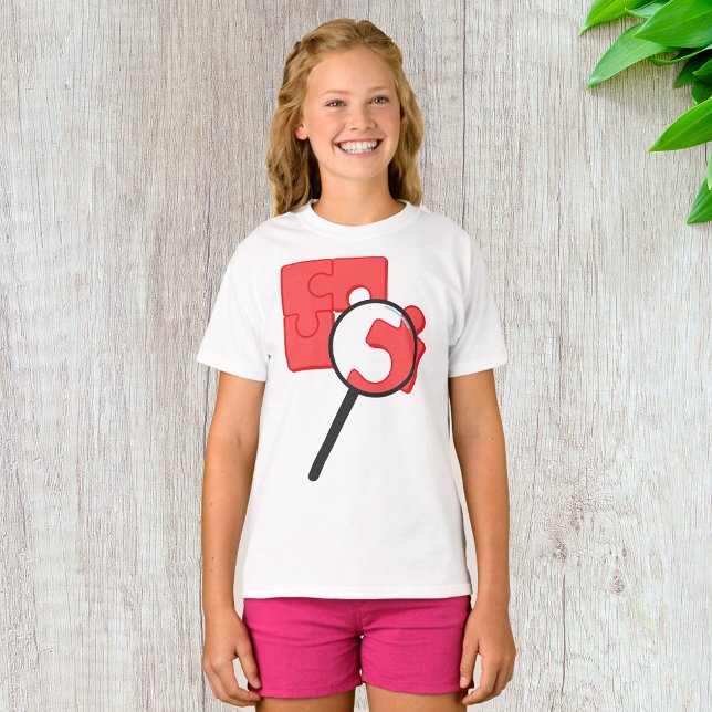 Camiseta de Chicas del rompecabezas (Subido por el creador)