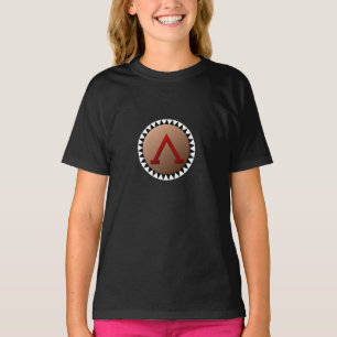 Camiseta de Chicas Escudo de Espartano