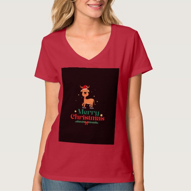 camiseta de chicas especiales maroon red mersmas (Anverso)