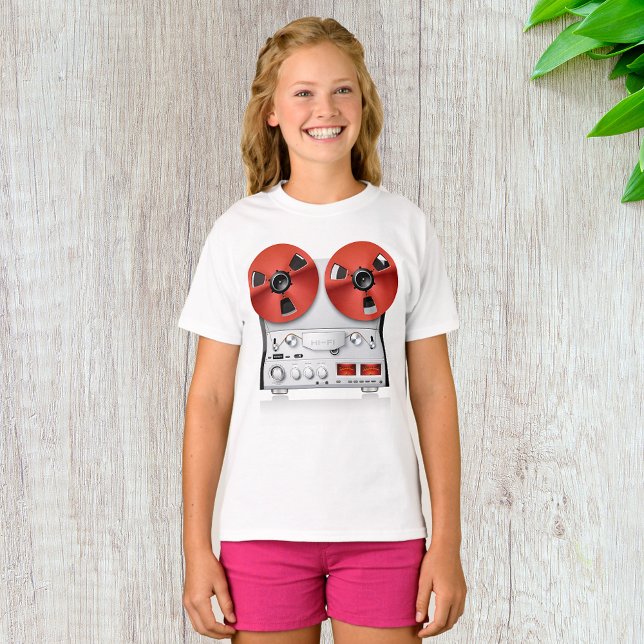 Camiseta de Chicas estéreo vintage (Subido por el creador)