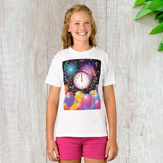 Camiseta de Chicas Fiestas de Año Nuevo (Subido por el creador)