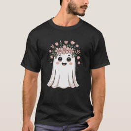 Camiseta de Chicas florales fantasma de Halloween