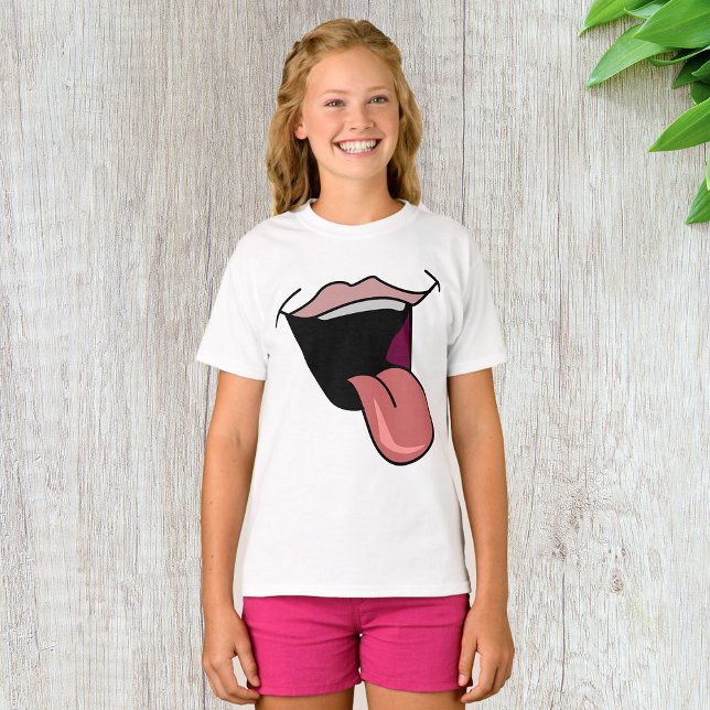 Camiseta de Chicas fuera de lengua (Subido por el creador)