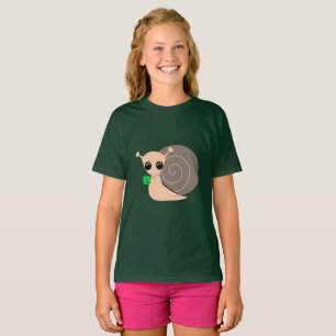 Camiseta de chicas Hanes TAGLESS® - Caracol afortu