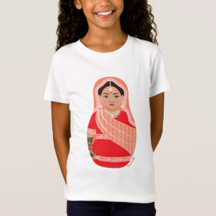 Camiseta de Chicas indios (rojos) Matryoshka