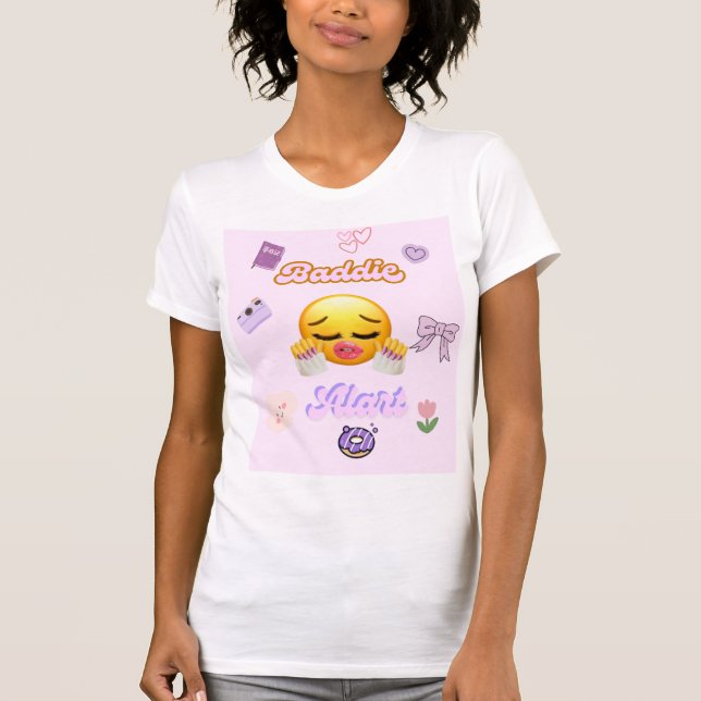 camiseta de chicas malas lindas de moda (Anverso)