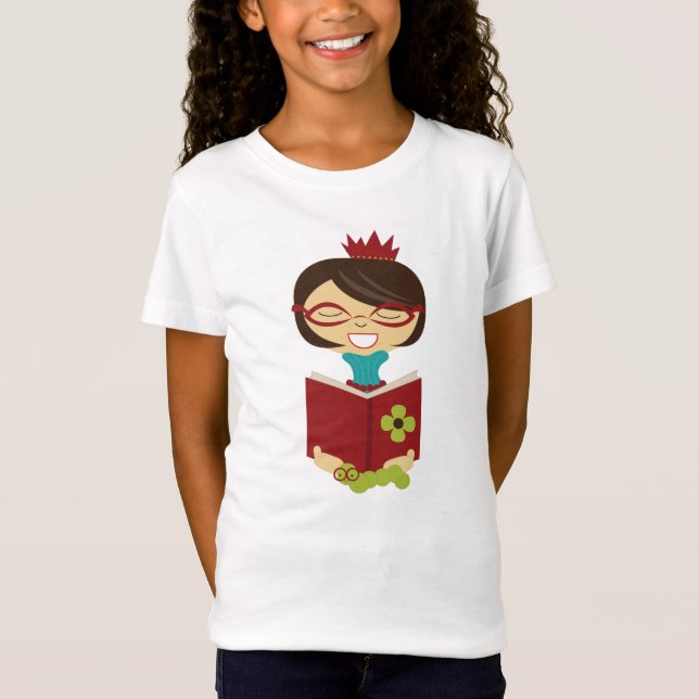 Camiseta de Chicas Princesas de Bookworm (Anverso)