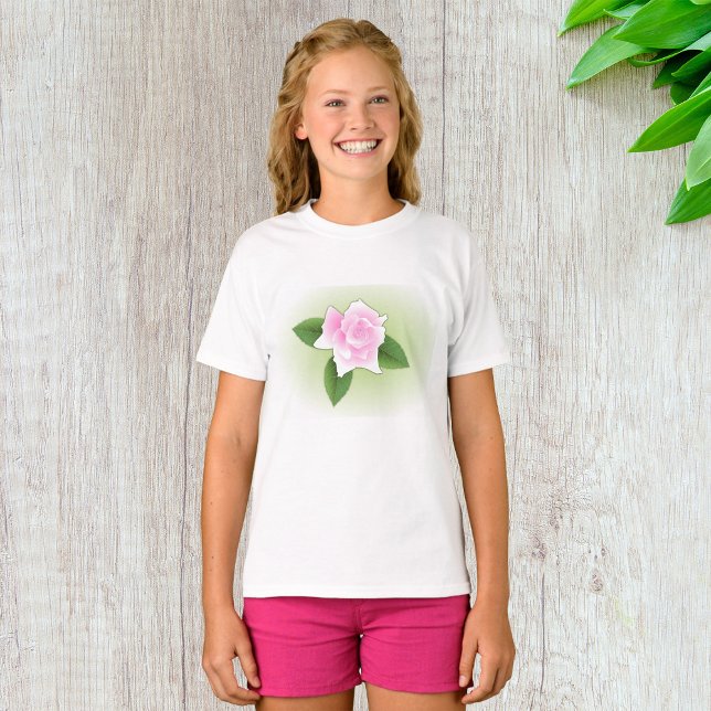 Camiseta de Chicas Rosa Rosa (Subido por el creador)