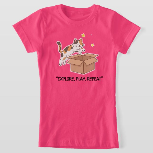 Camiseta de chicas saltarinas lindas (Distribución)