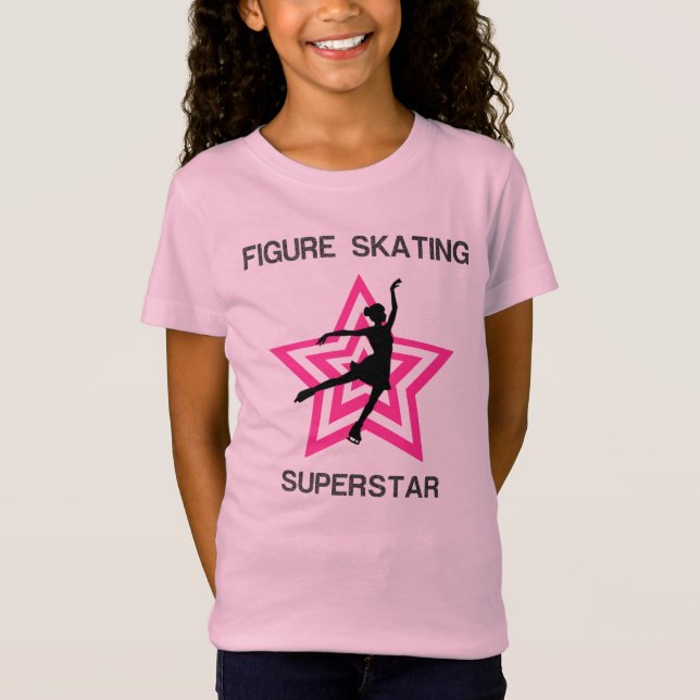 Camiseta de Chicas superestrella de patinaje artís (Anverso)