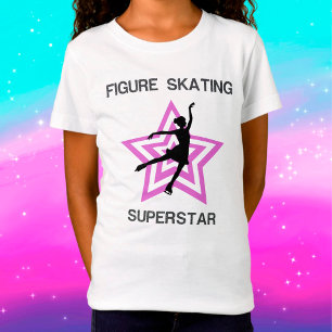 Camiseta de chicas superestrellas del patinaje art